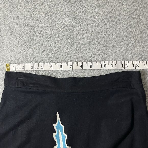 Carried Away Sz L Pencil Skirt Stretch Tropical Print Vacation Cruise Island - Picture 4 of 12